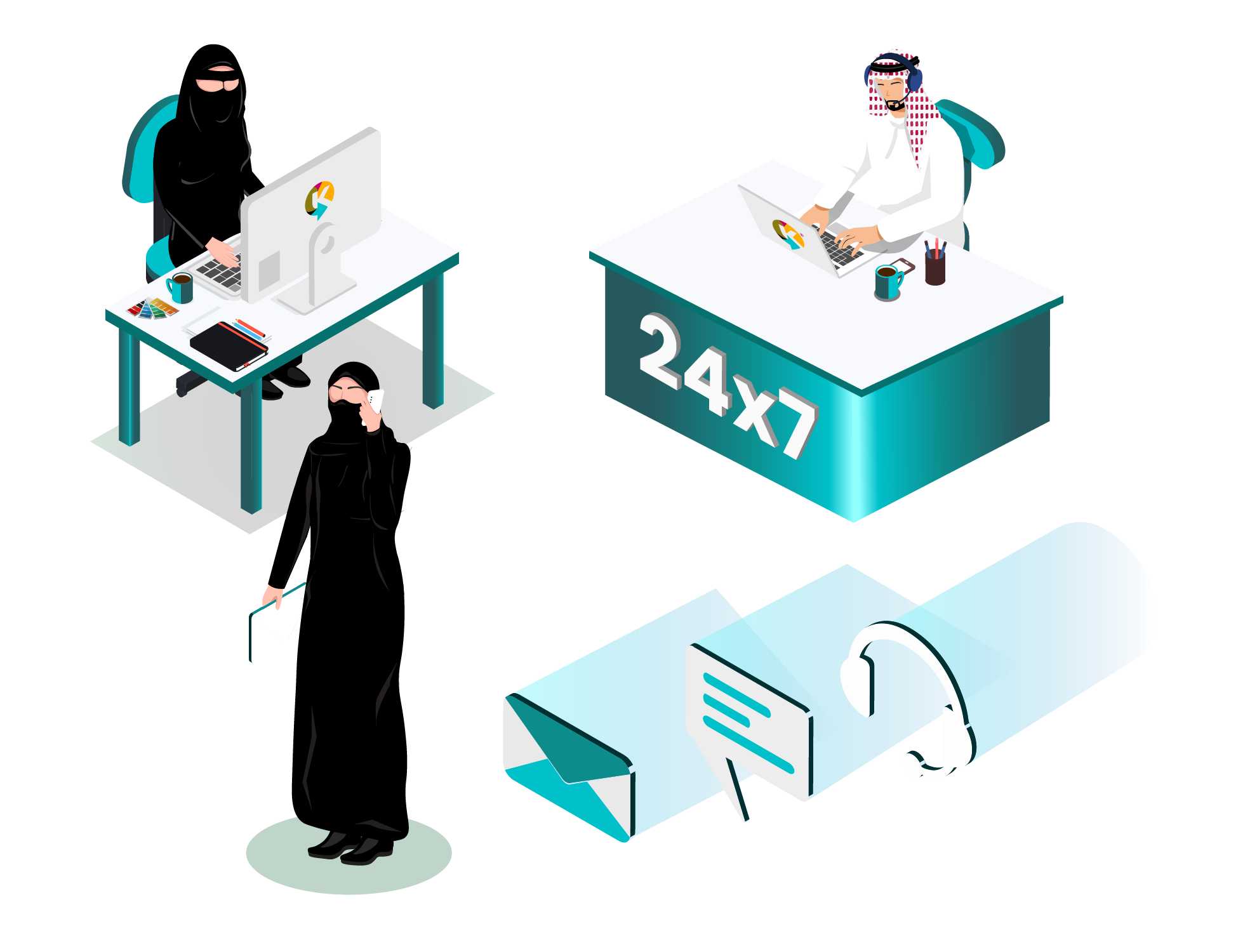 Contact us, we're here to help! by K® (Kenzie) of SAUDI GULF HOSTiNG